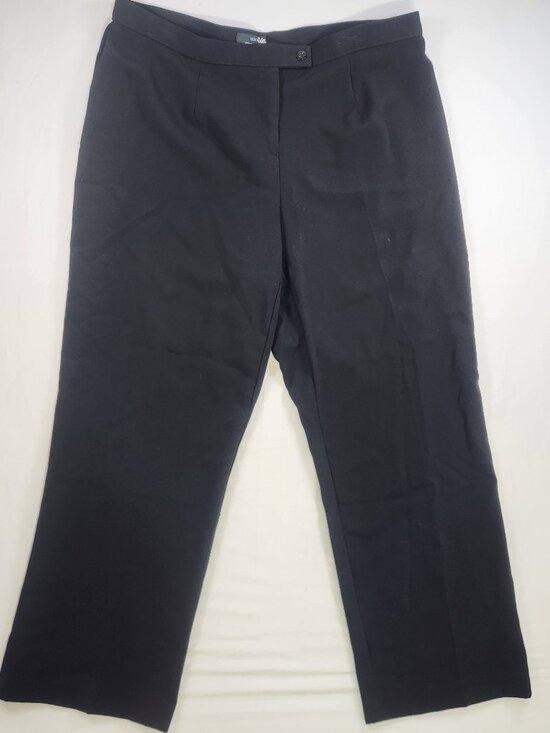 East 5th Pants - East 5th Secretly Slender Tummy Control Black Pleated Dress Pants Trousers 16WP